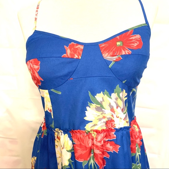 American Eagle Outfitters blue flowery dress - Picture 2 of 8